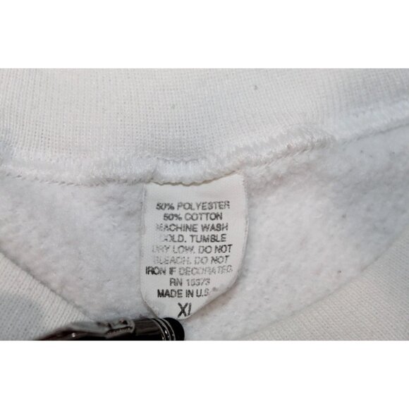 Vintage 90s TFL Mens TAMPA FOOTBALL Taz Tasmanian Devil 1993 Sweatshirt L - Picture 6 of 7